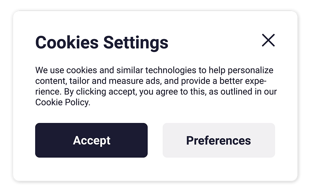 Cookies Settings